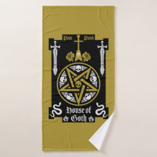 Goth Subculture Post Punk Music Bath Towel