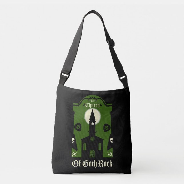 Goth Subculture Post Punk Music Crossbody Bag (Front)