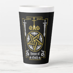 Goth Subculture Post Punk Music Latte Mug