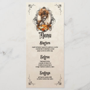 Goth Thanksgiving Flat Menu