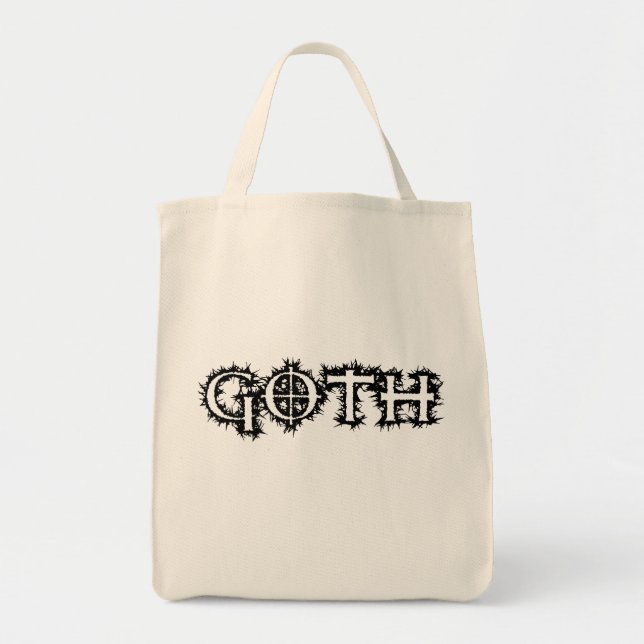 Goth Tote Bag (Front)