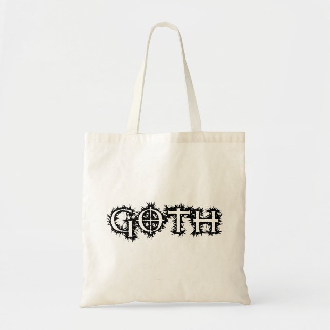 Goth Tote Bag (Front)