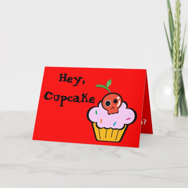 Goth Valentines Day Card - Award Winning! (Front)