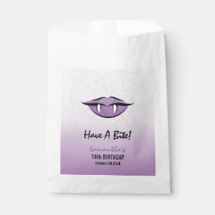 Goth Vampire Lips Halloween Birthday Favour Bags