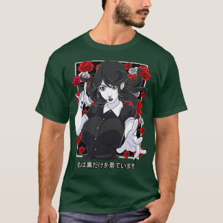 Goth Witch Roses Halloween Sorcery Witchcraft T-Shirt