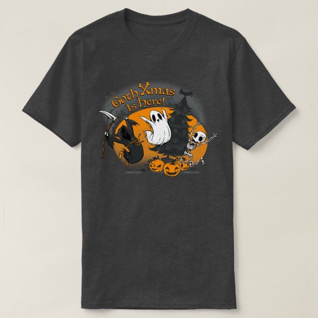 Goth Xmas Is Here Ugly Sweater by Tobe Fonseca (Design Front)