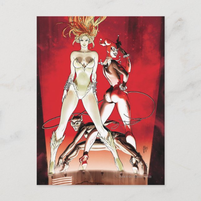 Gotham City Sirens Cv1.2nd Postcard (Front)