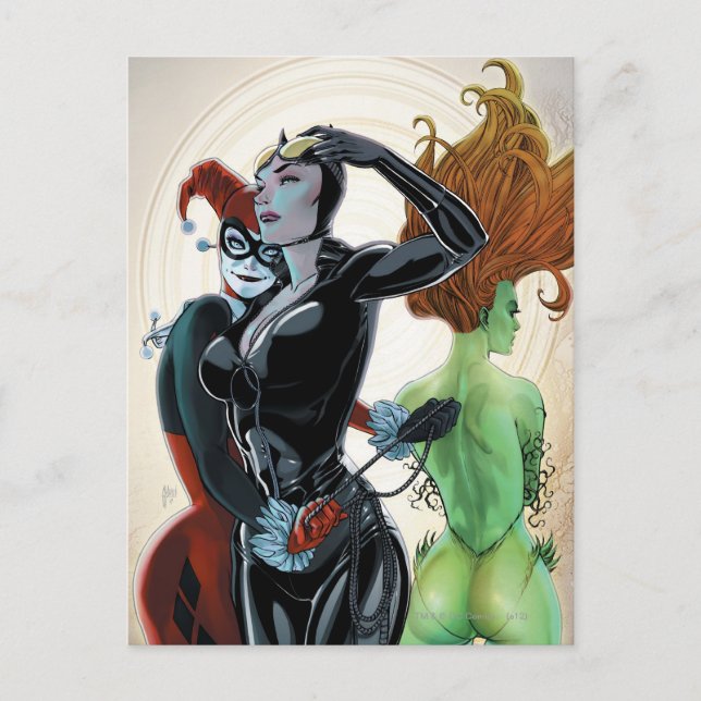 Gotham City Sirens Cv4 Postcard (Front)