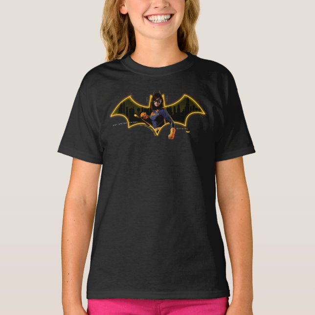 Gotham Knights Batgirl in Logo T-Shirt (Front)