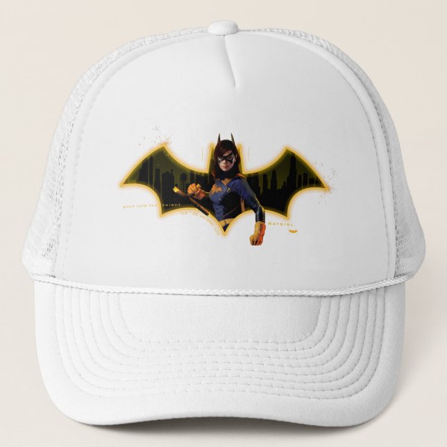 Gotham Knights Batgirl in Logo Trucker Hat (Front)