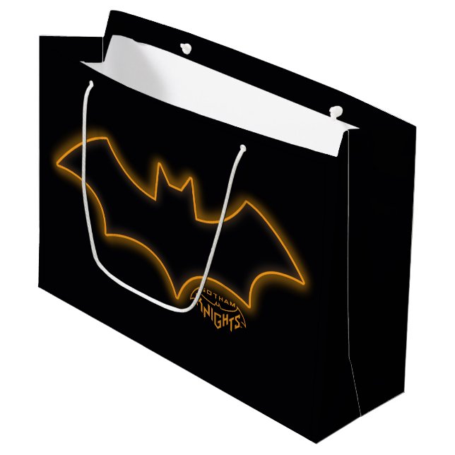 Gotham Knights Batgirl Logo Large Gift Bag (Front Angled)