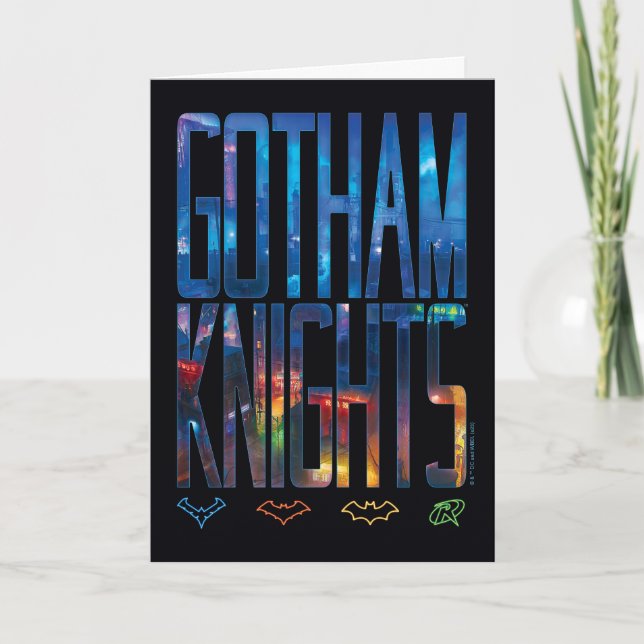 Gotham Knights City Lettering Card (Front)