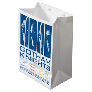 Gotham Knights Face Panels Medium Gift Bag