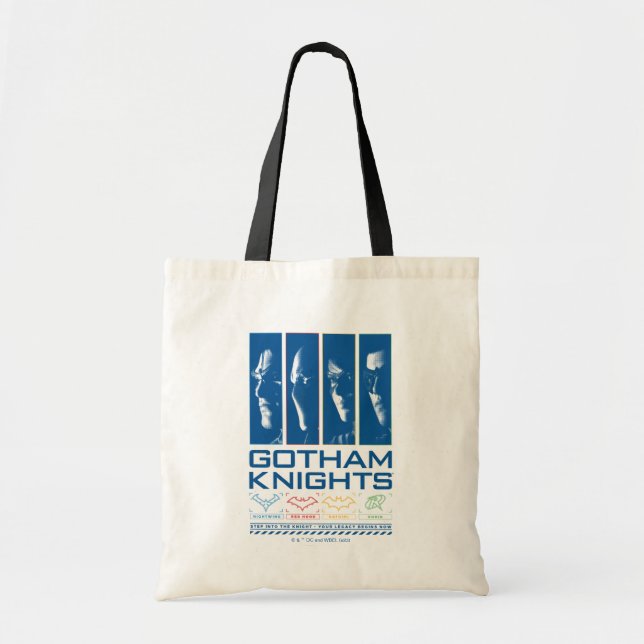Gotham Knights Face Panels Tote Bag (Front)
