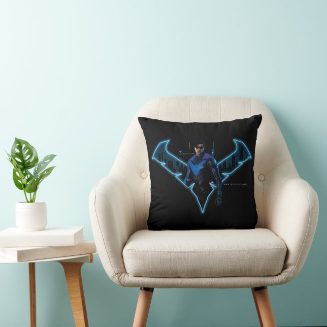 Gotham Knights Nightwing in Logo Cushion (Chair)