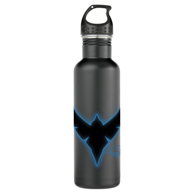 Gotham Knights Nightwing Logo 710 Ml Water Bottle (Front)