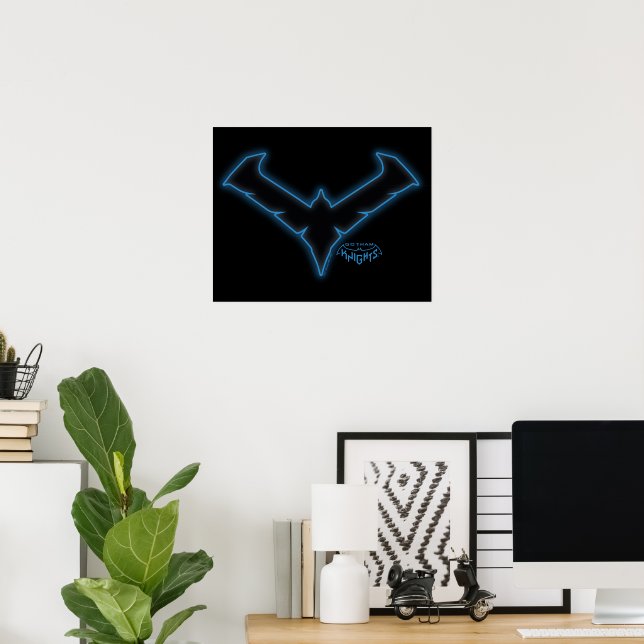 Gotham Knights Nightwing Logo Poster (Home Office)