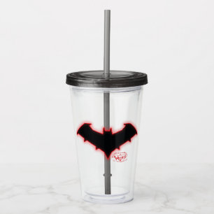 Gotham Knights Red Hood Logo Acrylic Tumbler