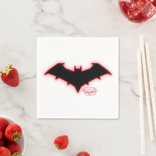 Gotham Knights Red Hood Logo Napkin (Insitu)