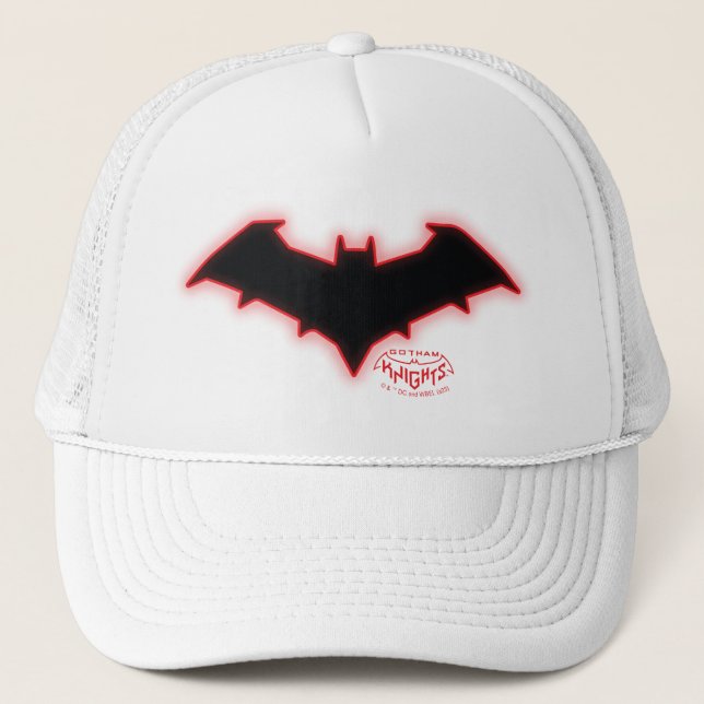 Gotham Knights Red Hood Logo Trucker Hat (Front)