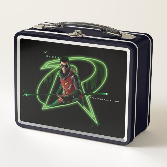 Gotham Knights Robin in Logo Metal Lunch Box (Front)