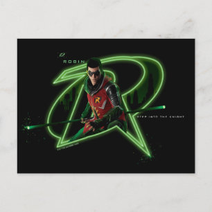 Gotham Knights Robin in Logo Postcard