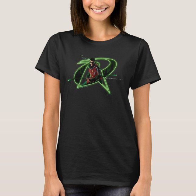 Gotham Knights Robin in Logo T-Shirt (Front)