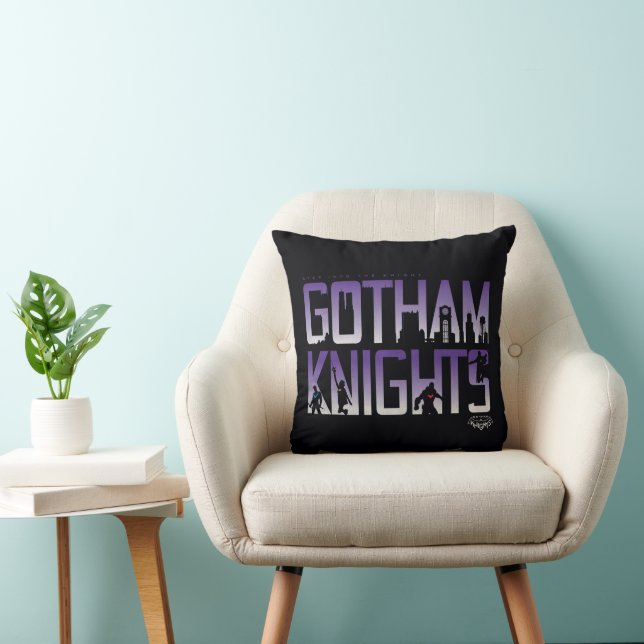 Gotham Knights Silhouettes in Title Cushion (Chair)