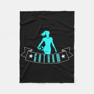 Gotham Soccer Fan Support Stadium Show Your Pride Fleece Blanket