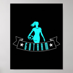 Gotham Soccer Fan Support Stadium Show Your Pride Poster