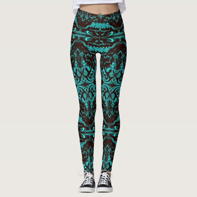 GotheeK-SliCe Leggings (Front)