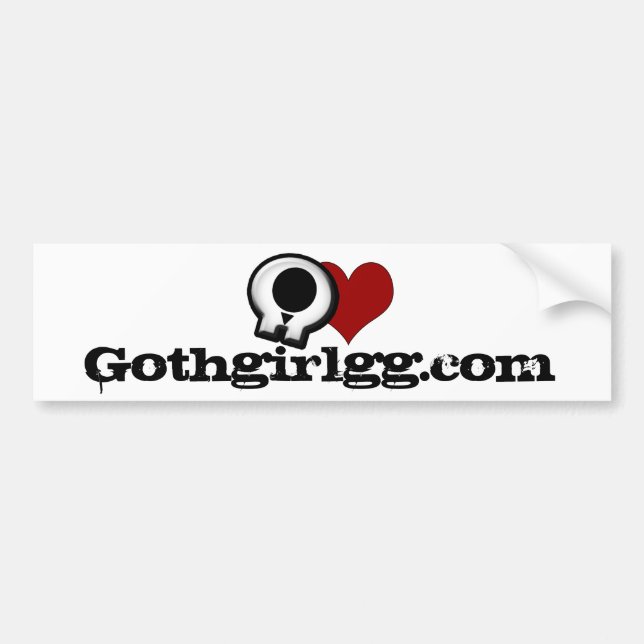 Gothgirlgg.com bumpersticker bumper sticker (Front)