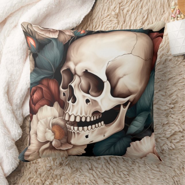 Gothic 3D Skull  Cushion (Blanket)