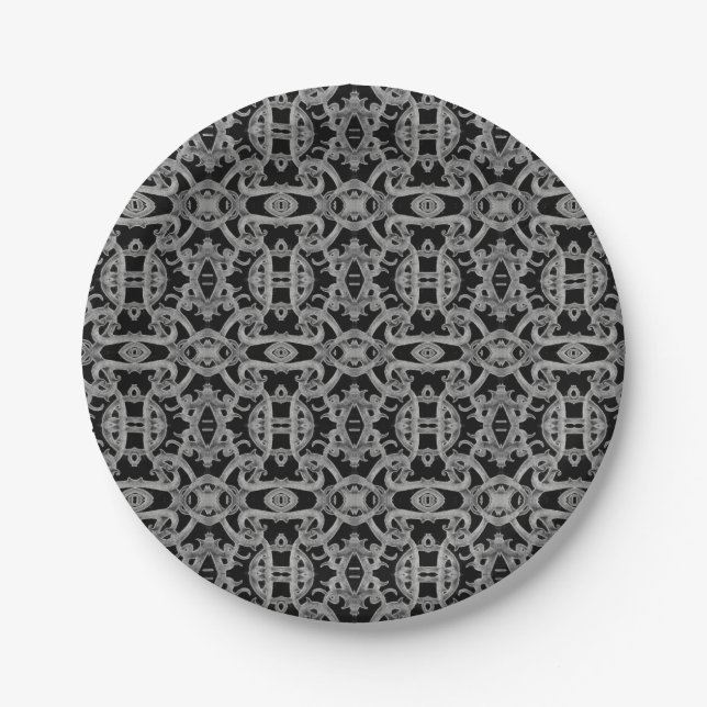 GOTHIC 7" Round Paper Plates (Front)
