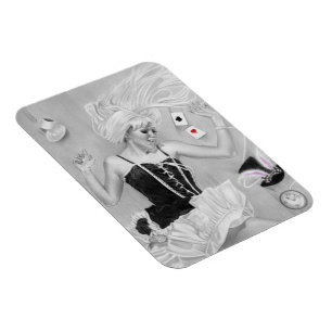 Gothic Alice in Wonderland Falling Premium Flexi M Magnet