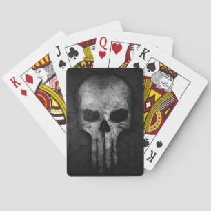 Gothic Alien Skull Playing Cards