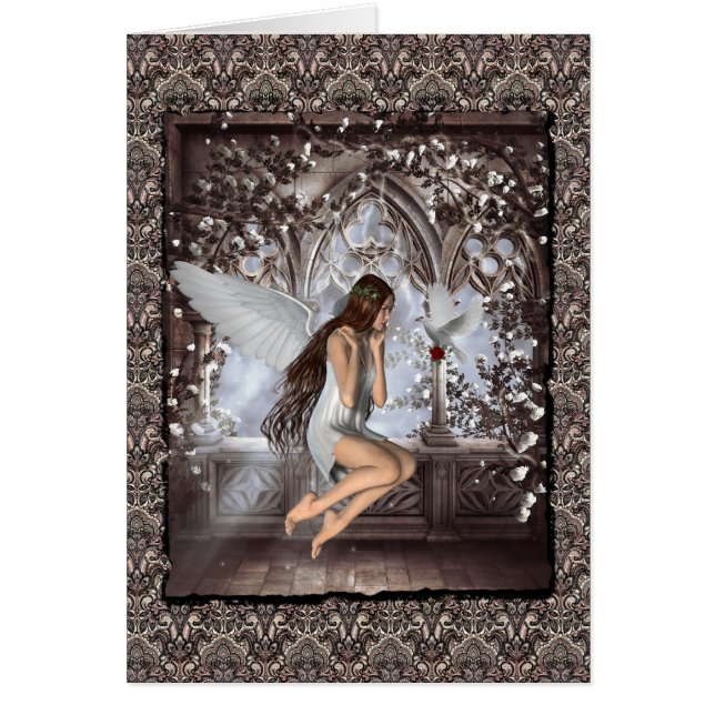 Gothic Angel and Her Dove (Front)