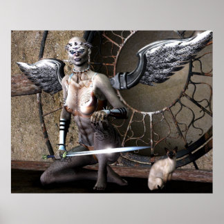 gothic Angel Poster