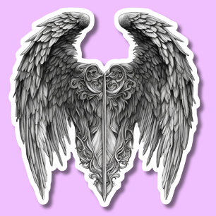 Gothic Angel Wings Waterproof