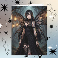 Gothic Anime Fairy Girl | Happy Birthday