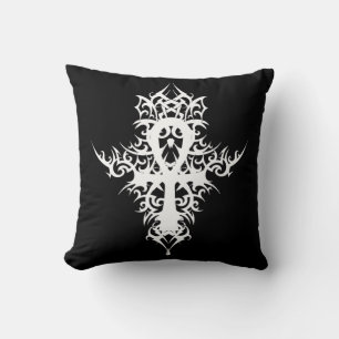 Gothic Ankh Cushion