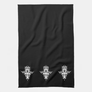 Gothic Ankh Tea Towel
