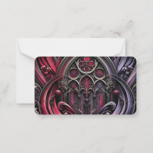 Gothic Arches Flat Note Card