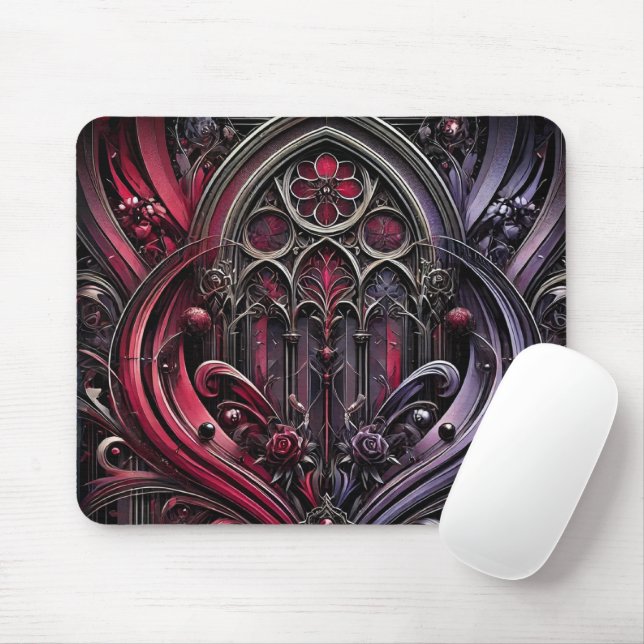 Gothic Arches Mousepad (With Mouse)