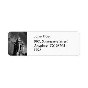 Gothic architecture return address label