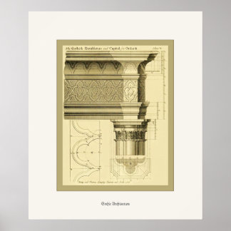 Gothic Architecture ~ Vintage Fine Art Print
