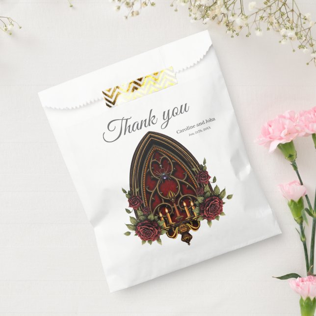 Gothic Archway with Skulls.  Favour Bag (Sealed)