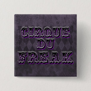 Gothic Argyle Cirque Du Freak 15 Cm Square Badge