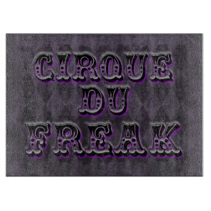 Gothic Argyle Cirque Du Freak Cutting Board