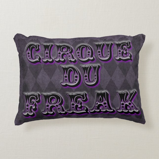 Gothic Argyle Cirque Du Freak Decorative Cushion (Front)